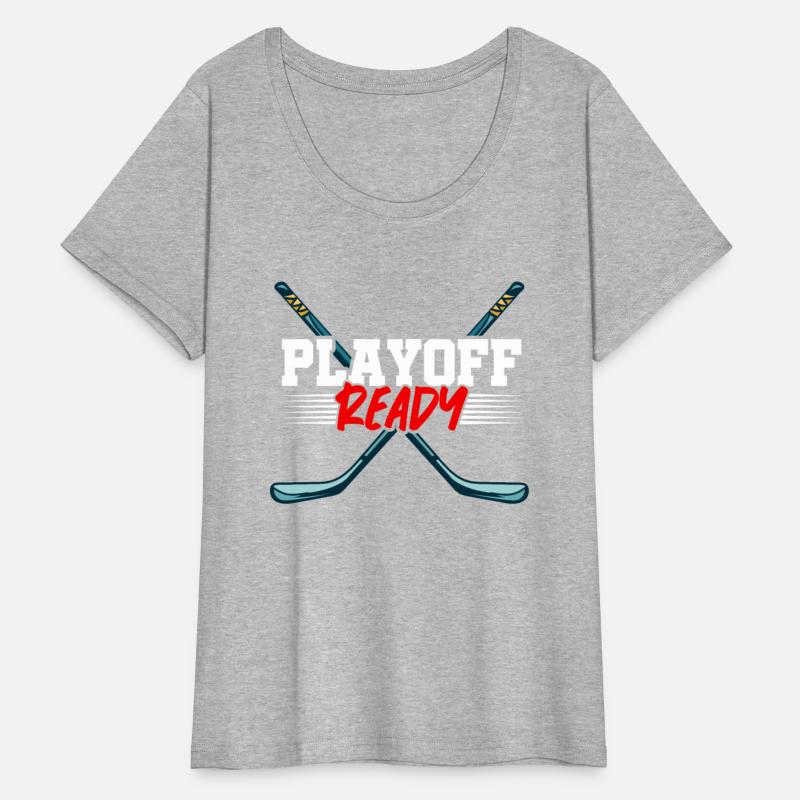 Playoff Ready Hockey Stick Sports Player Ice