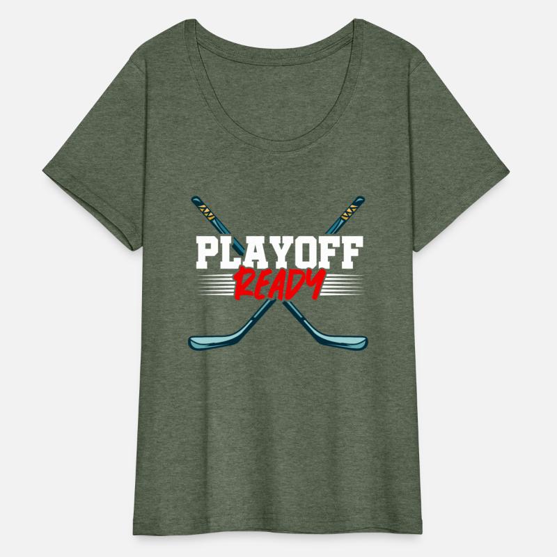Playoff Ready Hockey Stick Sports Player Ice