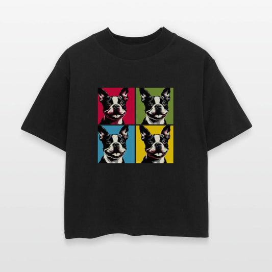 Pop Boston Terrier Dog Portrait - Pet Portrait