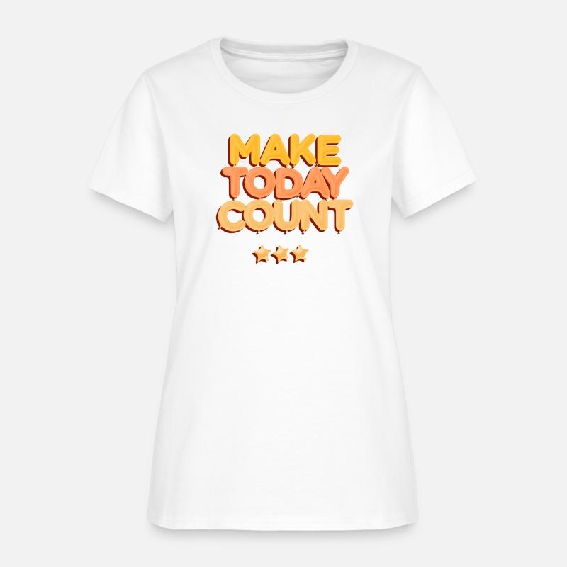 positive quote t-shirt with star graphics