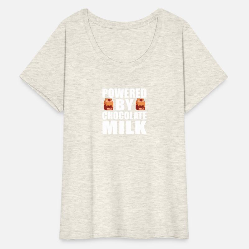 Powered By Chocolate Milk Funny Weight Lifting Wor