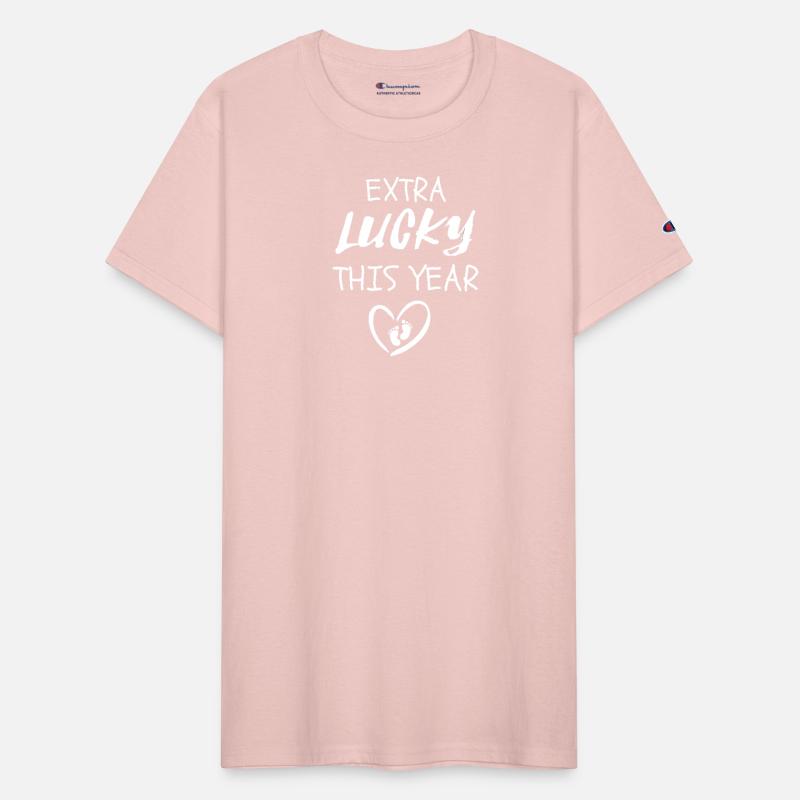 Pregnancy t shirts funny, Extra lucky this year t