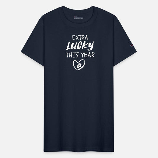 Pregnancy t shirts funny, Extra lucky this year t