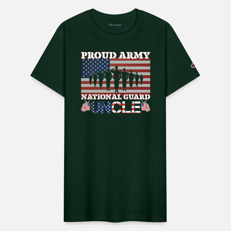 Proud Army National Guard Uncle