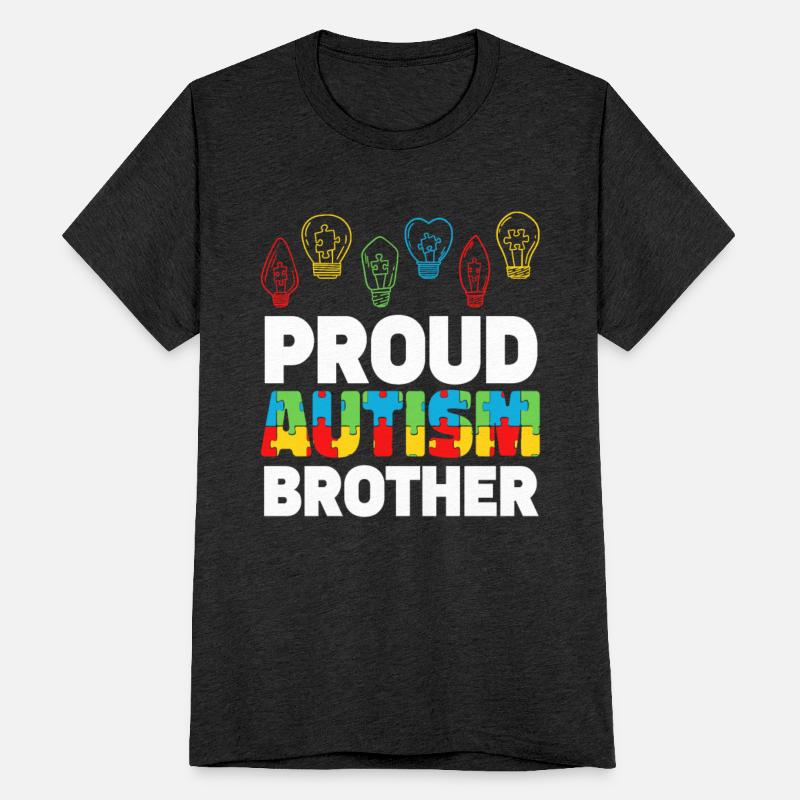 Proud Autism Brother Puzzle Light Bulb Autism