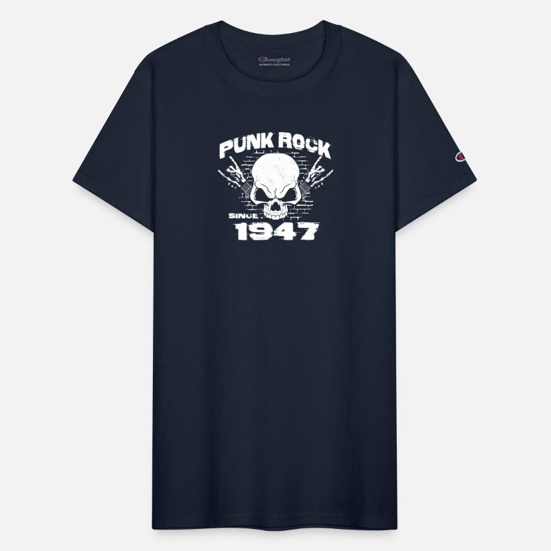 Punk Rock Since 1947 - Skull Rock Hands 77th