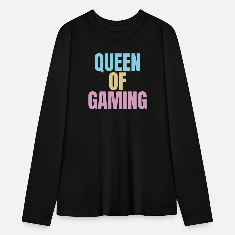 Queen of GAMING, colourful gaming slogan