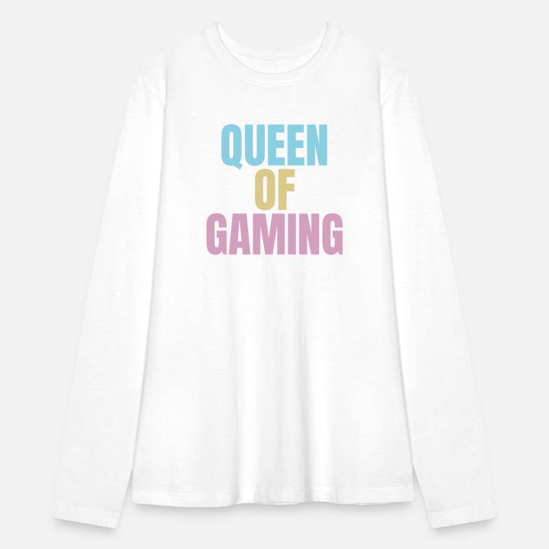 Queen of GAMING, colourful gaming slogan