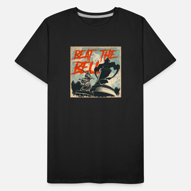 Queen of Liberty use baseball bat to beat the bell