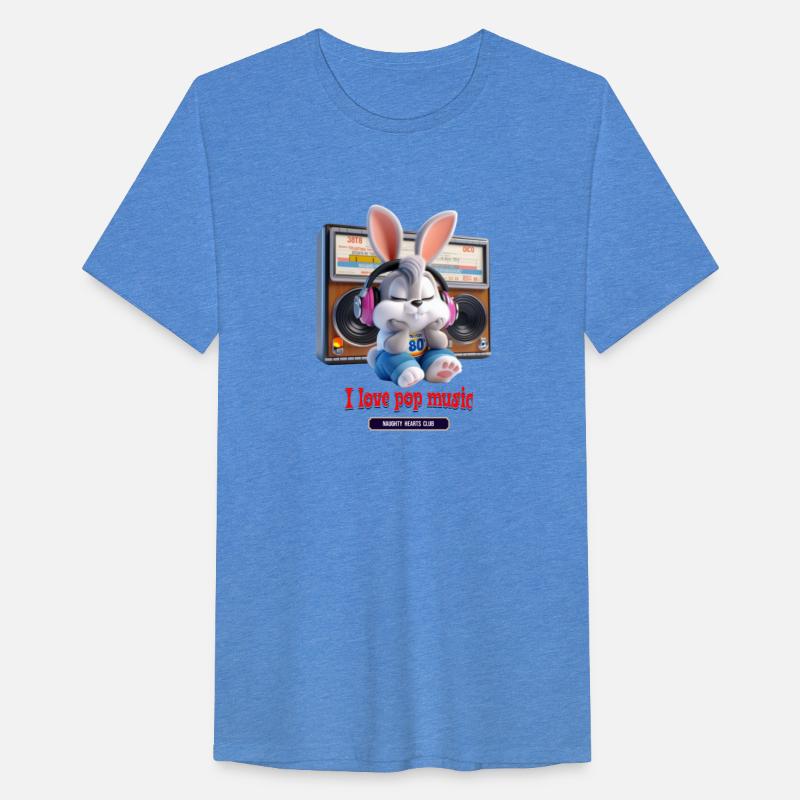 rabbit listening to music