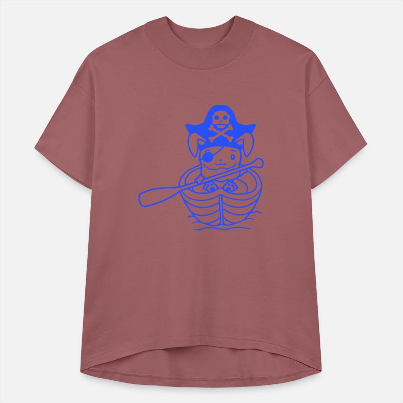 Rabbit Pirate Paddle Bunny Buccaneer Rowboat Comic