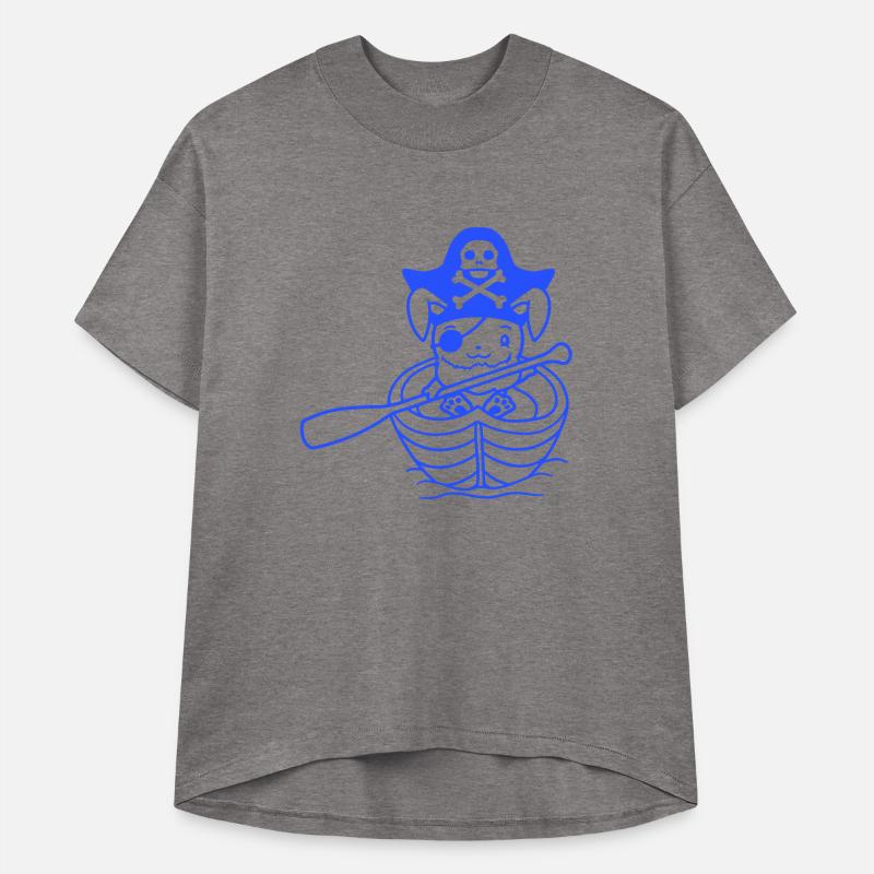 Rabbit Pirate Paddle Bunny Buccaneer Rowboat Comic