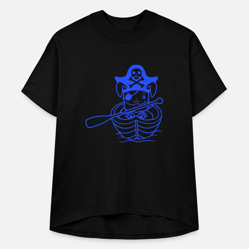 Rabbit Pirate Paddle Bunny Buccaneer Rowboat Comic