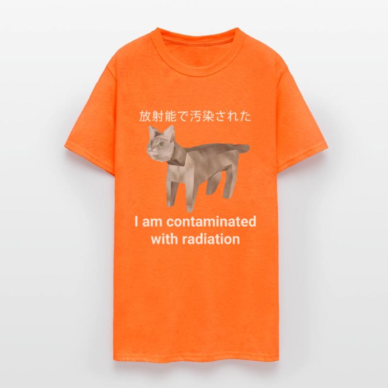 Radiation Contaminated Cat Illustration