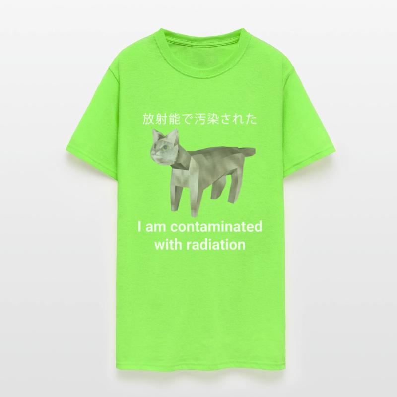 Radiation Contaminated Cat Illustration