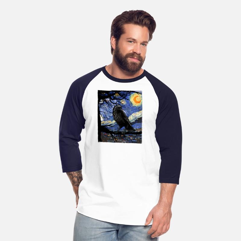 Raven Van Gogh Starry Night Crow