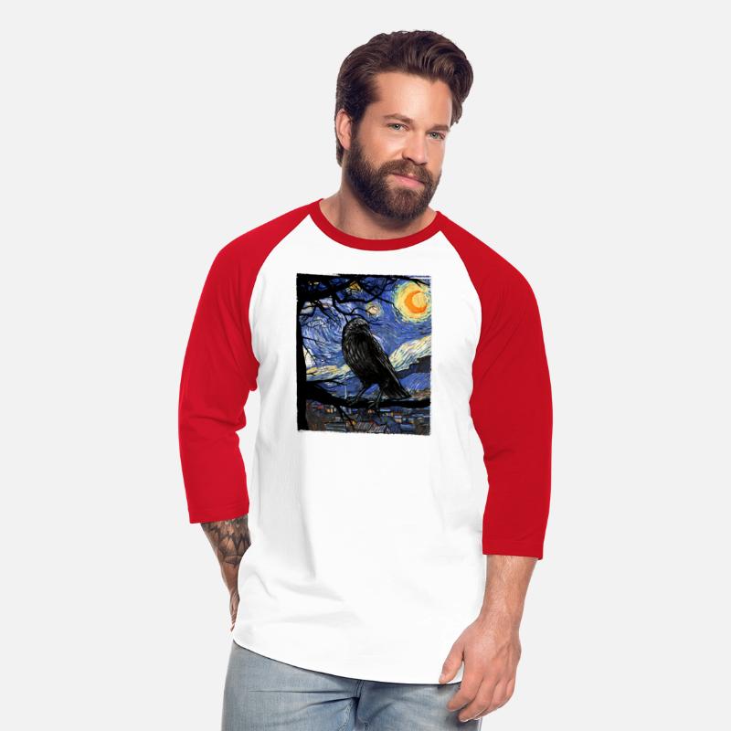 Raven Van Gogh Starry Night Crow