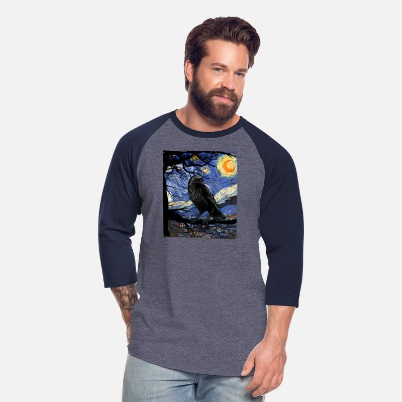 Raven Van Gogh Starry Night Crow