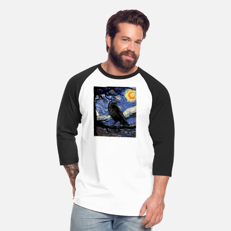 Raven Van Gogh Starry Night Crow