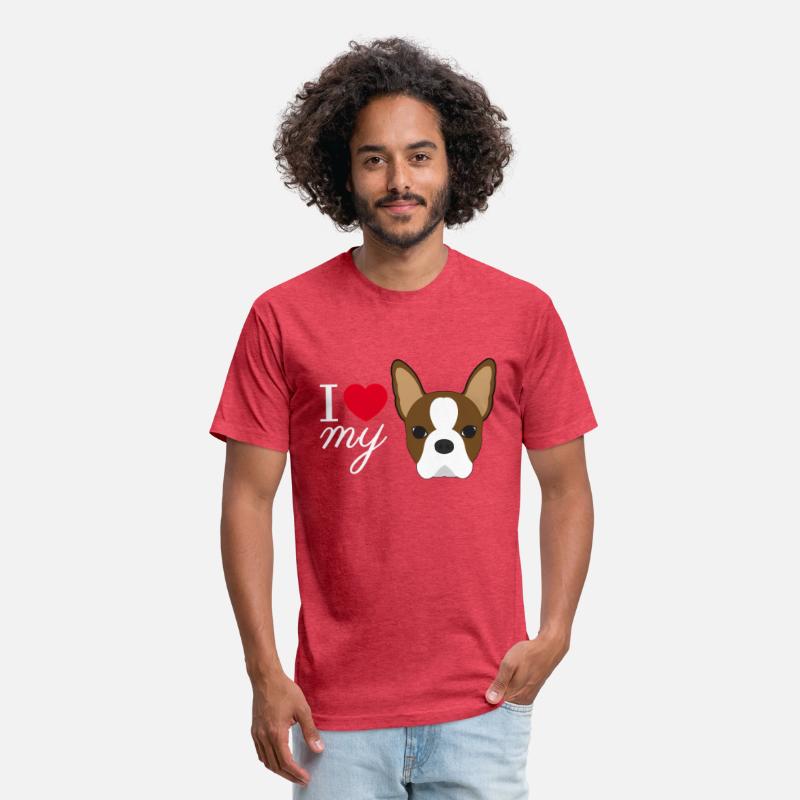 Red Boston Terrier Love