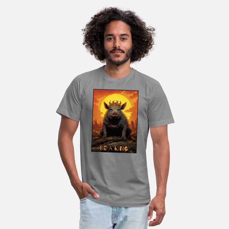 Regal Majesty: King Pig Crown Design