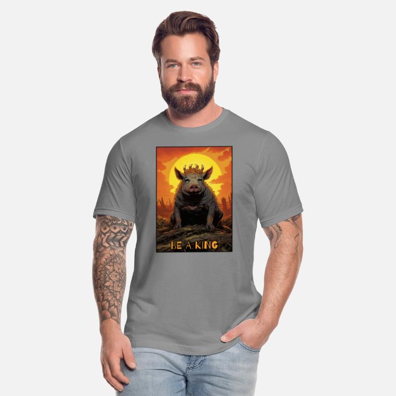 Regal Majesty: King Pig Crown Design