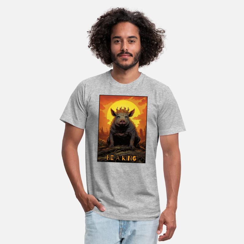 Regal Majesty: King Pig Crown Design