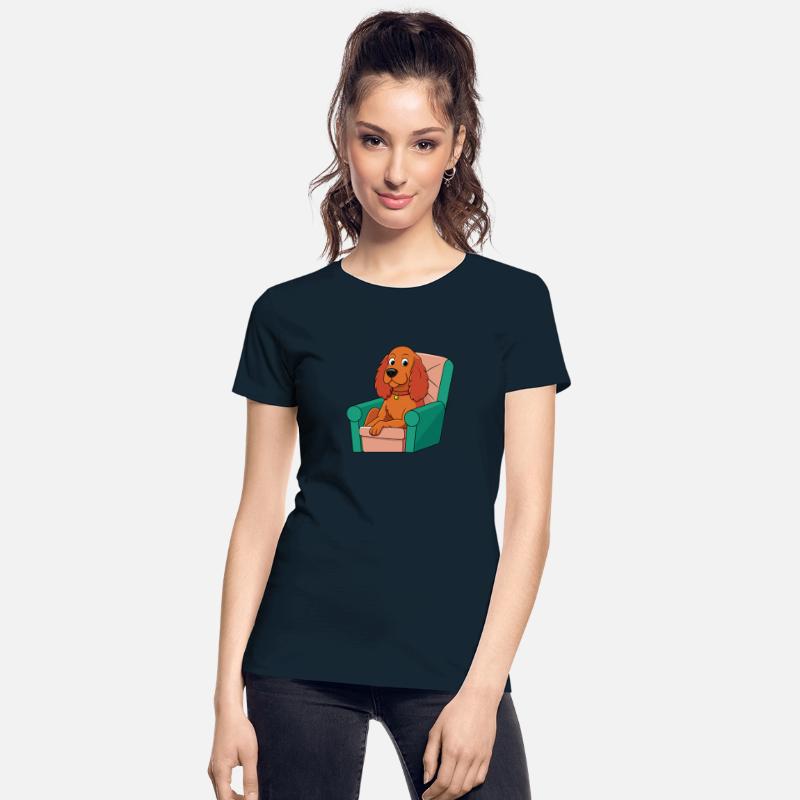 Relaxed Sussex Spaniel in Armchair