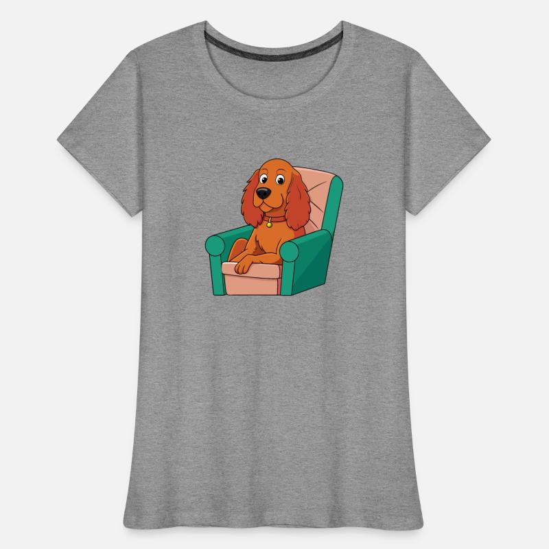 Relaxed Sussex Spaniel in Armchair