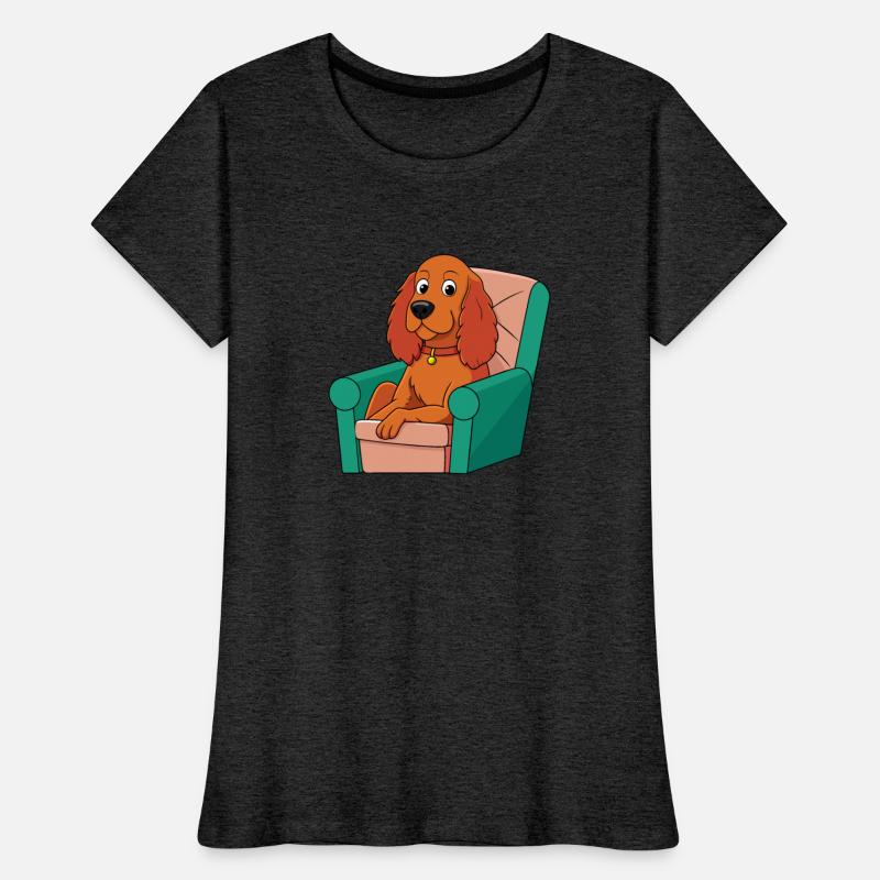 Relaxed Sussex Spaniel in Armchair