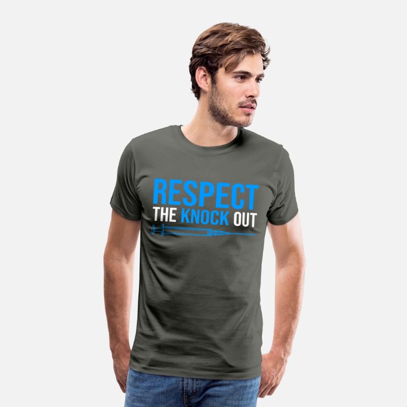 Respect The Knock Out Nurse Anesthetist Gift Idea