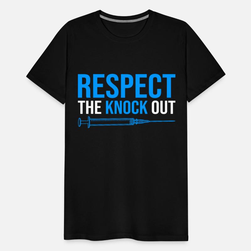 Respect The Knock Out Nurse Anesthetist Gift Idea