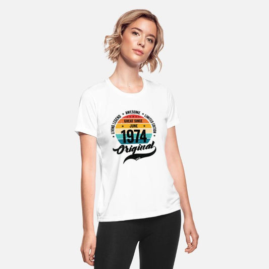 Retro 50 Years June 1974 Birthday Vintage Bday