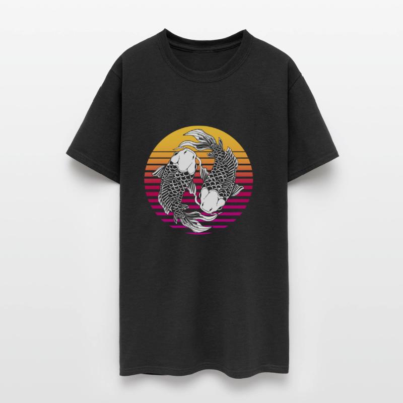 Retro Japanese Koi Carp Fish Lover Koi Fishes