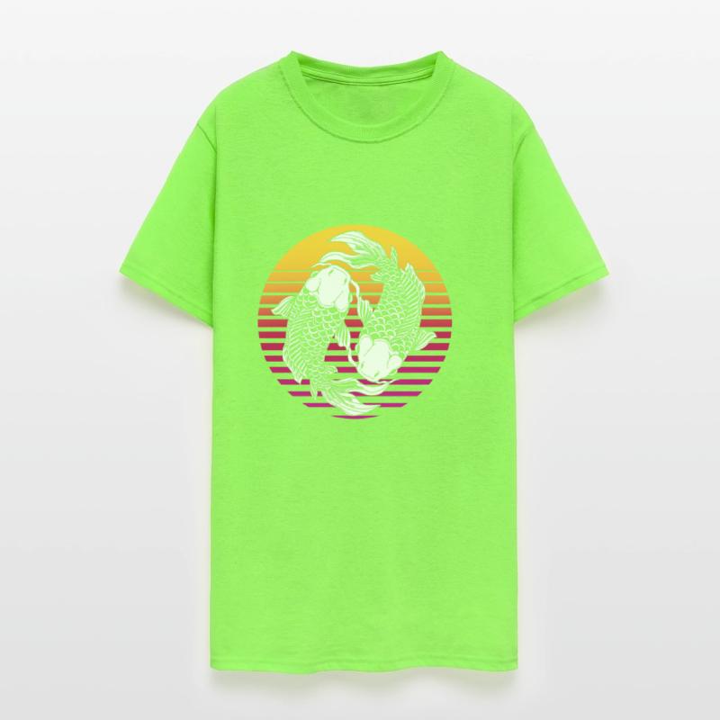 Retro Japanese Koi Carp Fish Lover Koi Fishes