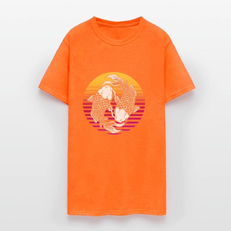 Retro Japanese Koi Carp Fish Lover Koi Fishes