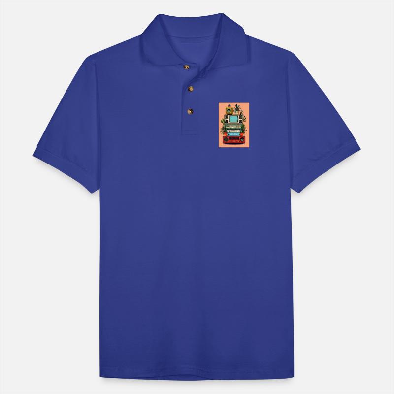 Retro Music Studio Illustration