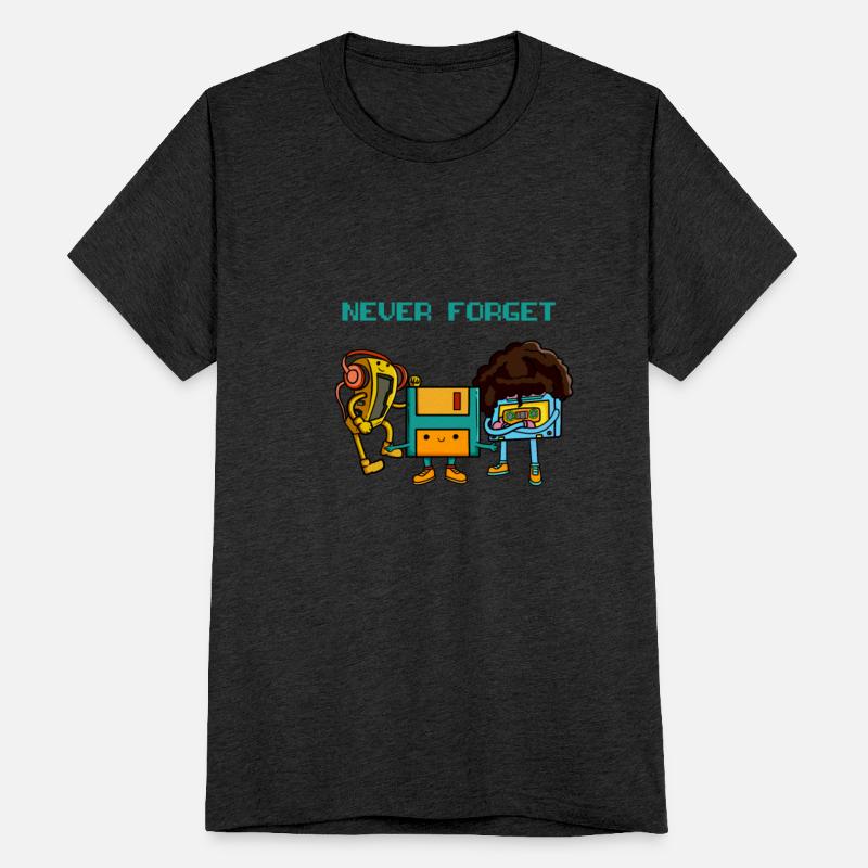 Retro Never Forget Cassette Tape Comic