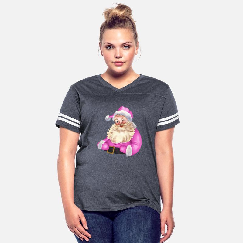 Retro Pink Santa Claus-Retro Pink Santa Claus Wate