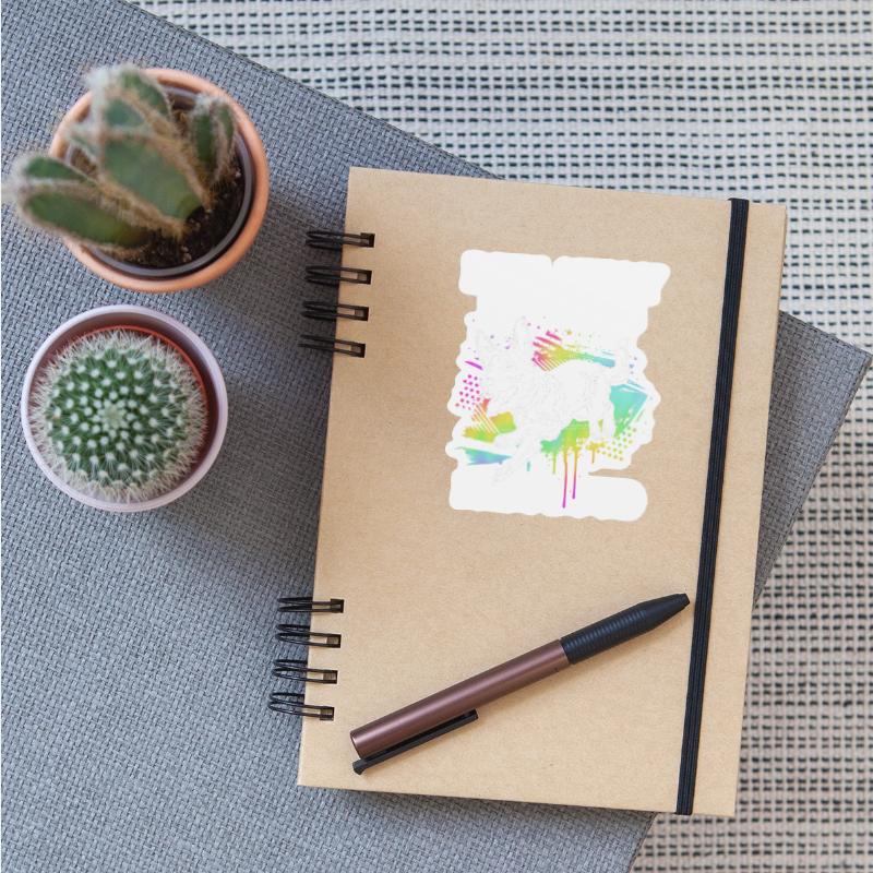 Retro Police Dog Run Away Likes Fast Food K9 Dog