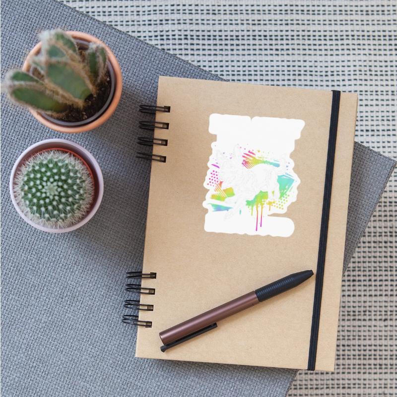 Retro Police Dog Run Away Likes Fast Food K9 Dog