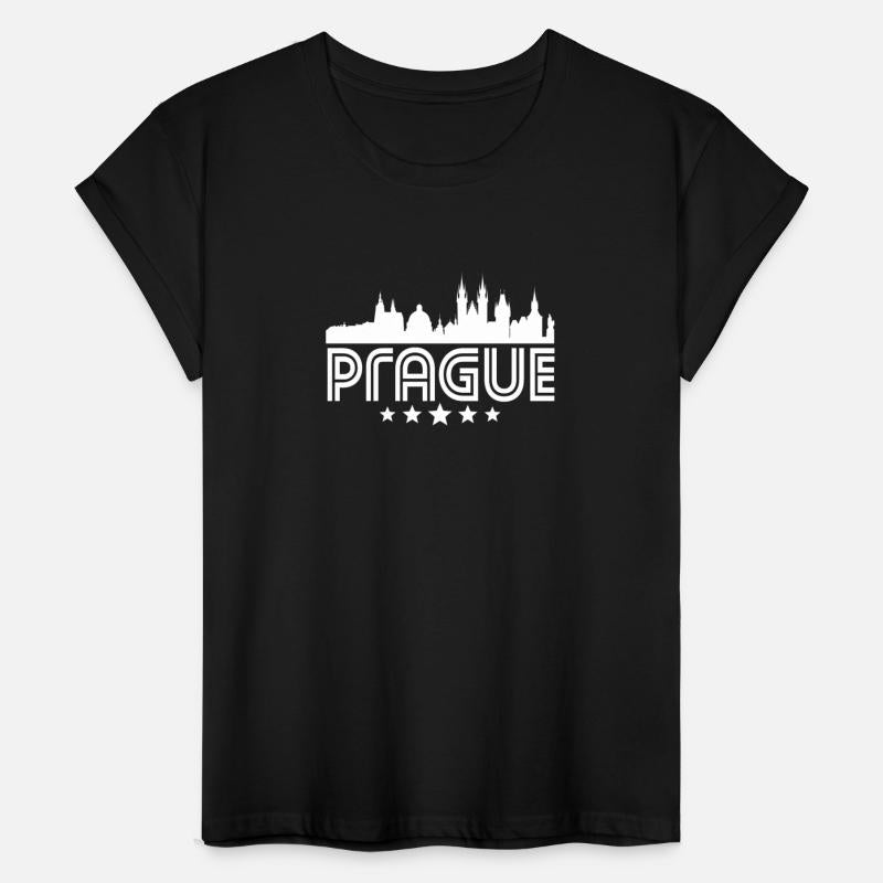 Retro Prague Skyline