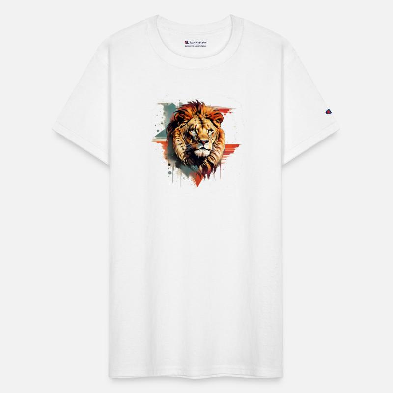 retro Style Lion