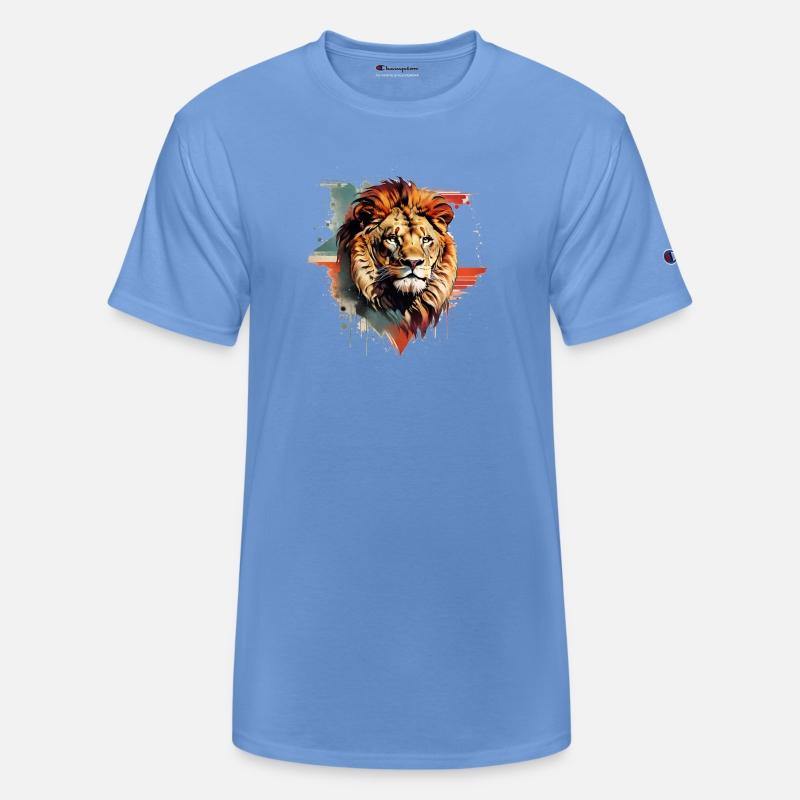 retro Style Lion