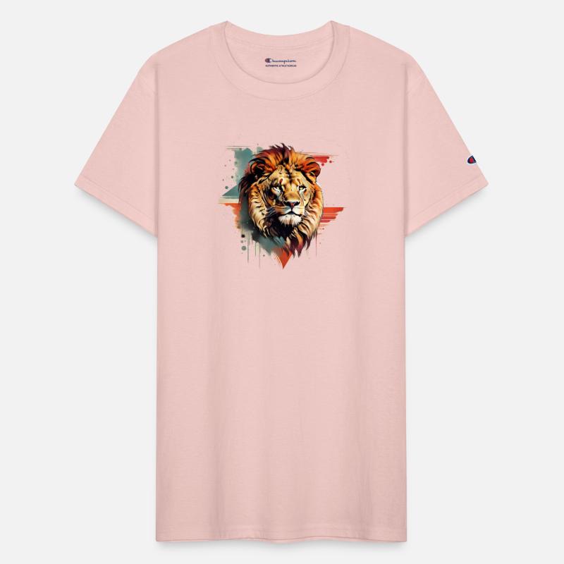 retro Style Lion