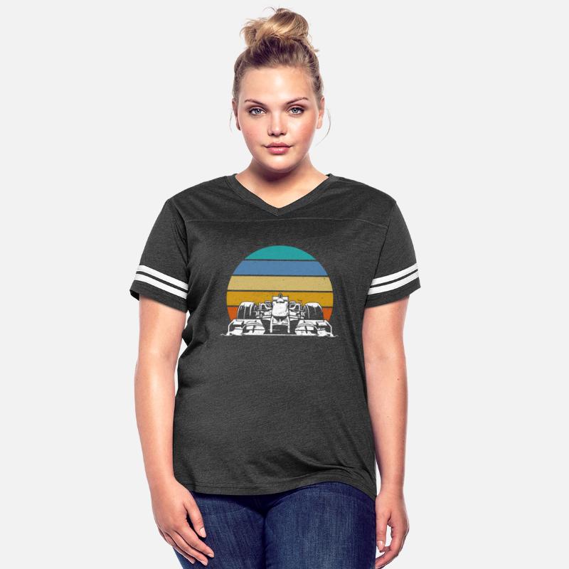 Retro Vintage Racing Car Formula Car Race For