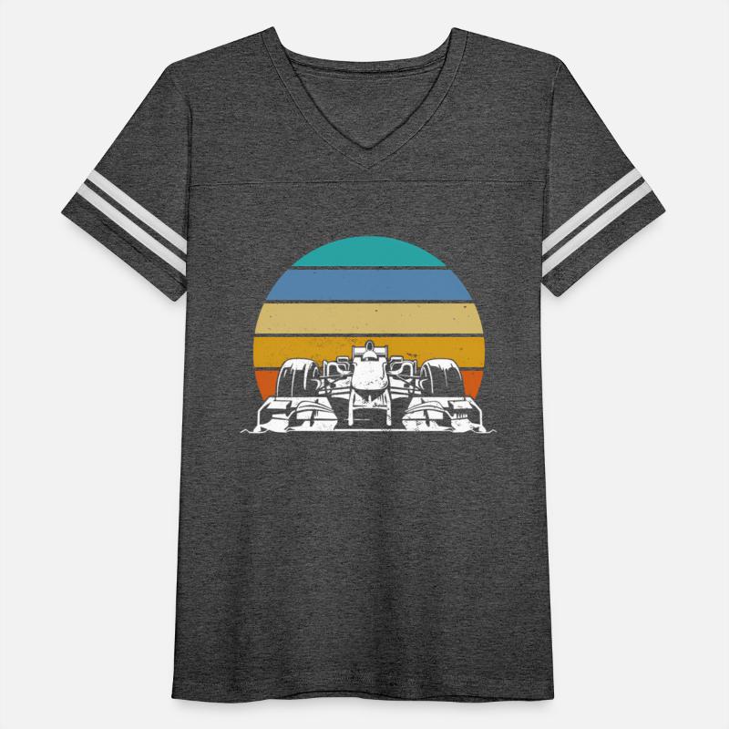 Retro Vintage Racing Car Formula Car Race For