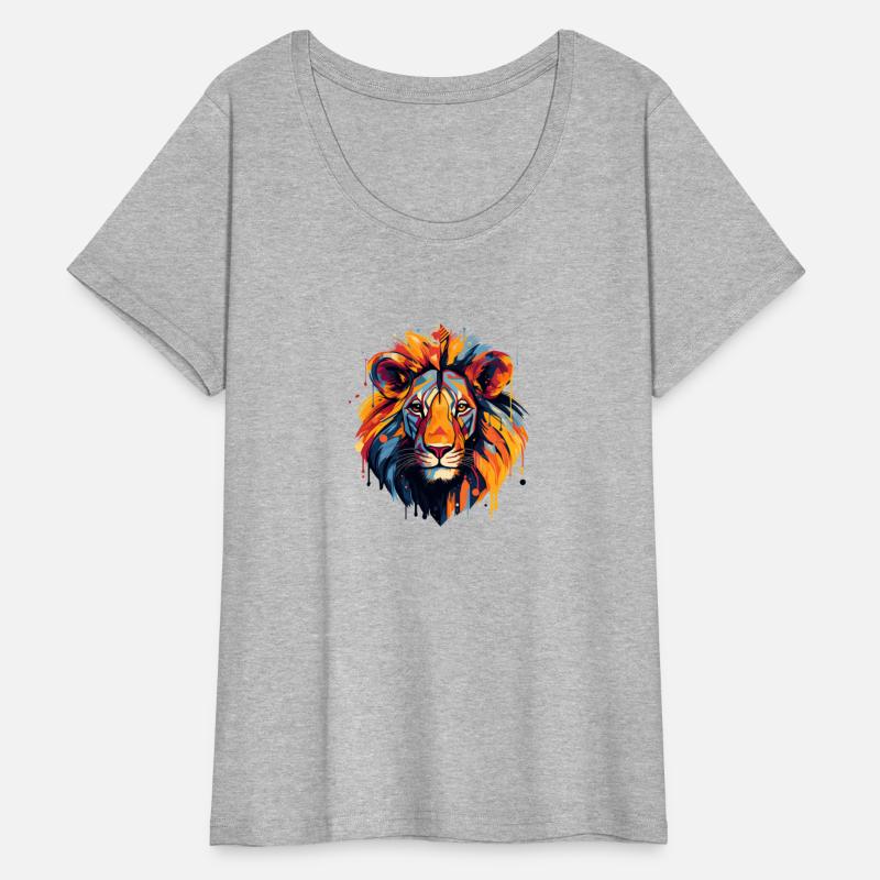 Retro Watercolor Lion