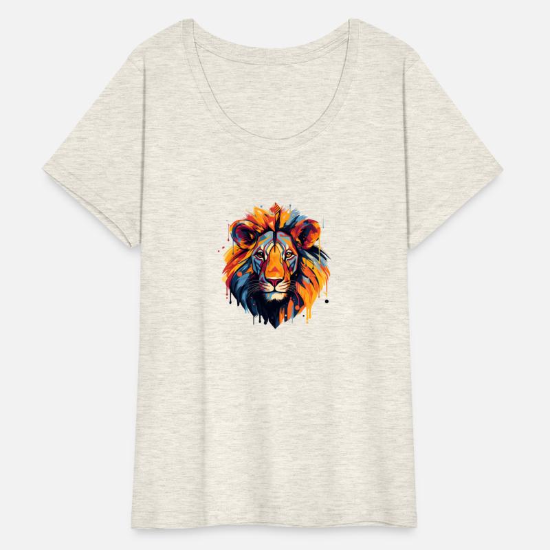 Retro Watercolor Lion