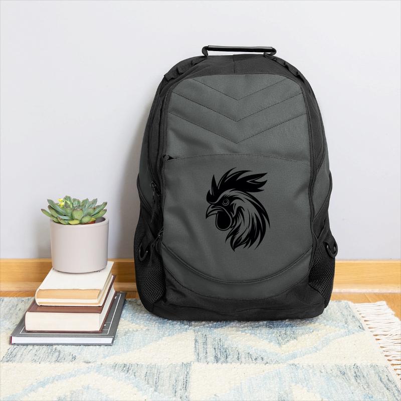Rooster Head Vector Art